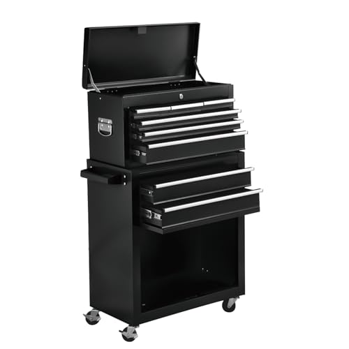 MATONELL High Capacity Rolling Tool Chest with Wheels and Drawers, 8-Drawer Tool Storage Cabinet