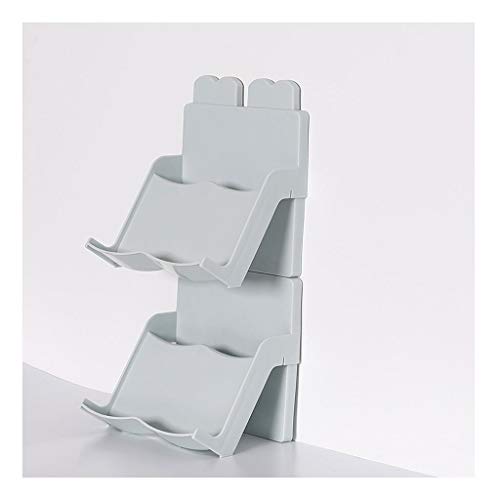 Meuble chaussures plastique bleu pour organiser les petits espaces - 2