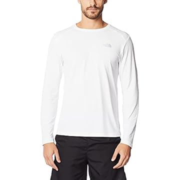 Camiseta manga longa Camiseta Hyper Tee M/L, THE NORTH FACE, Masculino, Branco, G