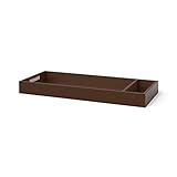 Child Craft Kieran Changing Table Topper, Convert Dresser into a Changing Table Surface, Securely Attaches, Non-Toxic, Baby Safe Finish (Toasted Chestnut)