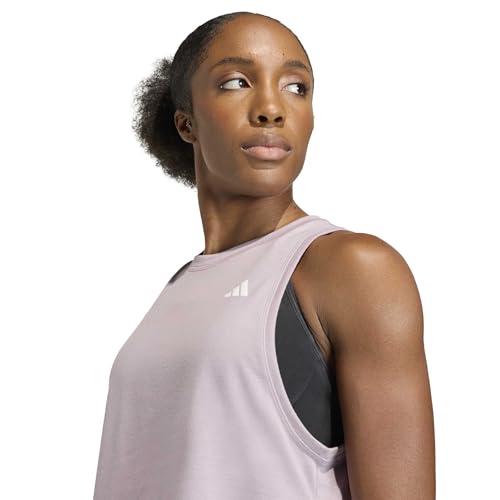 Image of adidas Womens Train Essentials Boxy Workout Tank Casual - Black
