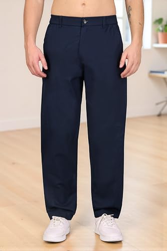 Image of RynoGear Linen Cotton Blend Casual Pants for Men || Trousers for Man || Pants for Man