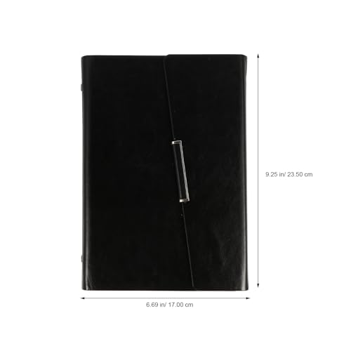 Cuaderno de planificación portátil COHEALI negro con organizador semanal creativo 2