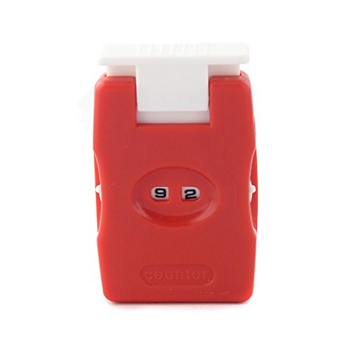 Reihenzähler Strickzähler Strickreihenzähler Row Counter Strickwerkzeug - Rot