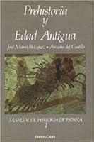 Manual de historia de Espan~a. 1, Prehistoria y Edad Antigua 8423950913 Book Cover