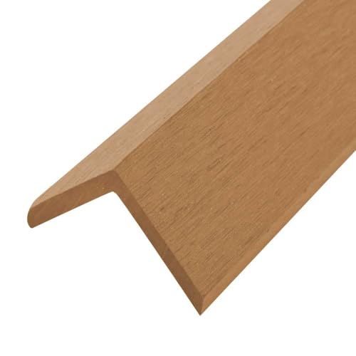 Plinthes d'angle WPC 170cm profilés d'escalier composite bois-plastique