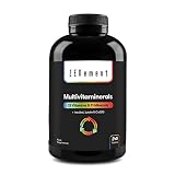 👌🏽 EL MULTIVITAMÍNICO MÁS COMPLETO DEL MERCADO: Con tan sólo un comprimido al día, obtendrás 29 micronutrientes: todas las Vitaminas (A, B1, B2, B3, B5, B6, B7, B9, B12, C, D, E, K), Minerales (Calcio, Cromo, Cobre, Yodo, Hierro, Magnesio, Manganeso, Molibdeno, Fósforo, Potasio, Selenio, Sodio y Zinc) y, a diferencia de otros Multivitamínicos, le hemos añadido Inositol, Luteína y Coenzima Q10, obteniendo la fórmula más completa del mercado.