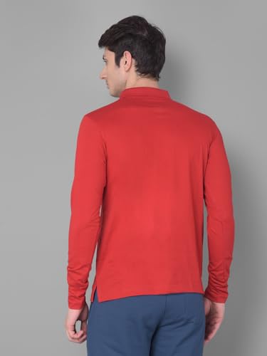 Image of Force NXT Polo Neck T-Shirt for Men Pack of 1 | Regular Fit T-Shirt for Men | Premium Super Combed Rich Cotton Polo Shirt | Men's Ultra Soft Full Sleeve T-Shirt