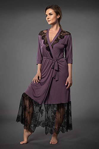 Millesime Nachthemd Damen Bademantel Damen Morgenmantel Damen Nachtkleid Nacht Kleidung Babydoll Nachtwäsche Große Größen Damen Unterwäsche Unterkleid mit Spitze Sexy Dessous Geschenk Für Frauen