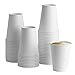 Price comparison product image 100 x 20oz Single Wall White Paper Cups for Hot & Cold Drinks Premium Disposable Coffee/Tea Paper Cups Perfect for Your Home, Café, Work, Parties or Outdoors.