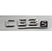 per Mercedes Benz Classe C C63 S AMG, ABS cromato C63s Bagagliaio di un'auto in plastica Lettere posteriori Distintivo Emblema Emblemi Adesivo decalcomania