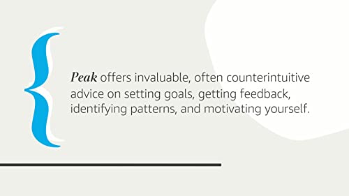 Peak: Secrets from the New Science of Expertise