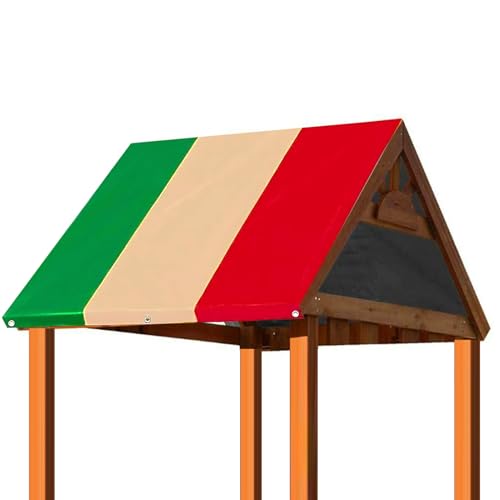 Tarp de reemplazo del Patio de recreo, Copa de reemplazo del Patio de recreo,Cubierta de Sombra de Juego Resistente a los Rayos UV | Decoración de Juegos al Aire Libre, 132x226cm/51.97x88.98 Pulgadas