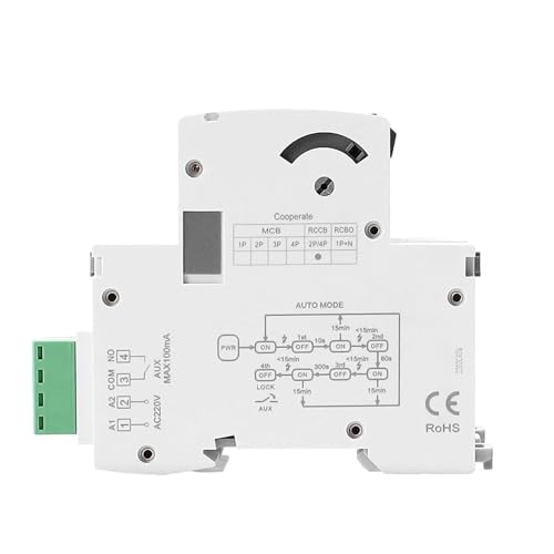 RCD électromagnétique automatique pour maison connectée 40A - 6