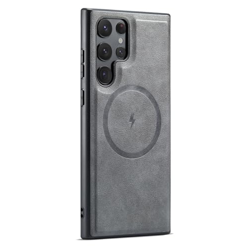 Coque en cuir pour Samsung Galaxy S26 Plus au fini rétro raffiné