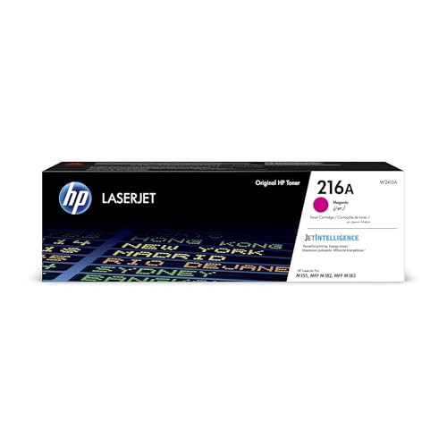 HP 216A W2413A, Cartuccia Toner Originale HP da 850 Pagine, Compatibile con le Stampanti HP LaserJet Pro M155, MFP M188, MFP M183, Magenta