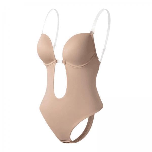 2xWomen Backless Bodysuit Deep V Neck Body Shaper for Wedding S Skin Color|Clothing, Shoes & Accessories | Womens Clothing | Intimates & Sleep | Shapewear-image-23