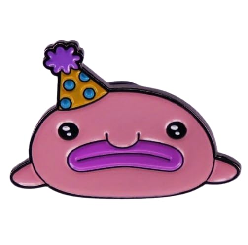 Badge poisson blob émail pour look personnalisé broche