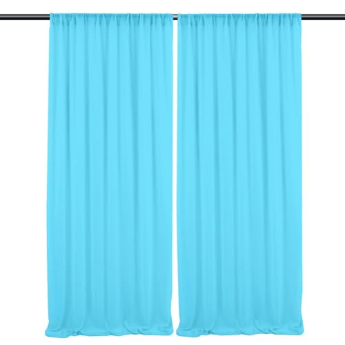 Rideau de fond pour studio photo lot de 2 drapés 3m décoration anniversaire et fête