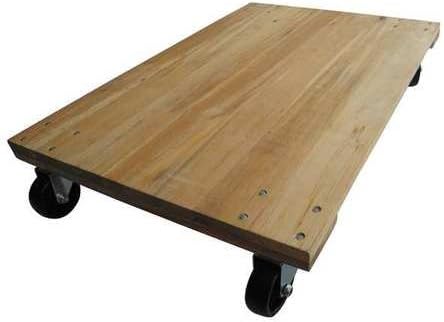 General Purpose Dolly, 36x24, 2 Set of Hardwood