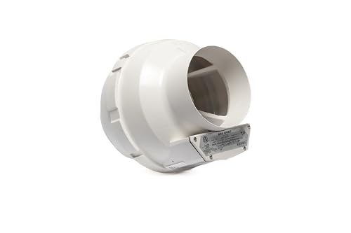 Image of Festa AMG Spirit Radon Fan - 3 inch Installation Kit - Quiet and Energy Efficient Radon Mitigation Inline Fans - High Performance 5 inch Duct Fan