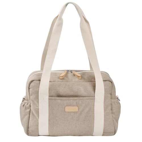 BÉABA, Sac à Langer pour Bébé, Multiples Compartiments, 10 poches, Glissière trolley-valises, Bandoulière, Pochette isotherme, Matelas à Langer,...