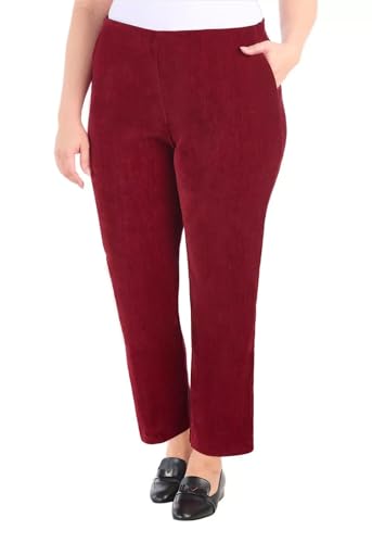 Hilary Radley Women's Mid-Rise Faux Suede Pull On Pants4