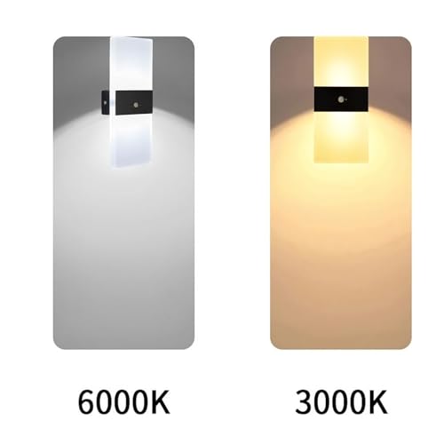 Aplique de pared magnético recargable con sensor para noche 4