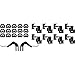 1965-67 Impala 2 Door Hardtop Windshield Molding Clip Kit