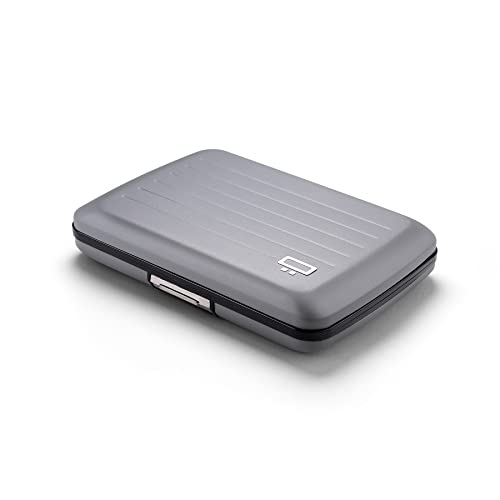 Image of OGON -DESIGNS- Slim RFID Blocking Aluminum Card Holder Wallet - OSLO