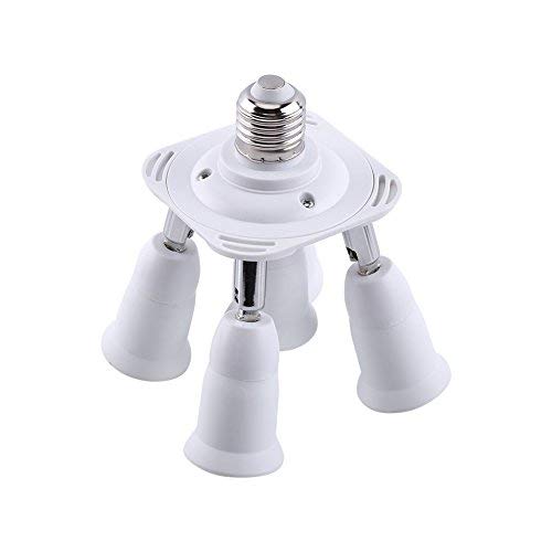 E27 LED Bulb Lamp Holder 3 In 1/4 In 1/5 In 1/ 6 In 1 85-265v E27 Base Socket Splitter LED Lamp Socket Light Bulb Adapter Holder - 39