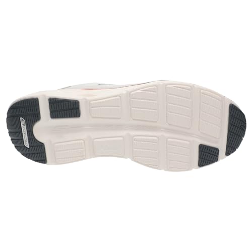 Skechers Baskets Glide Step homme textile blanc, chaussures de marche légères et souples