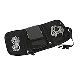 GForce Tech Cable Accessory Organizer | Travel Sized Bag | Electronics Chargers and Cords | Mesh Pockets | Portable | Black