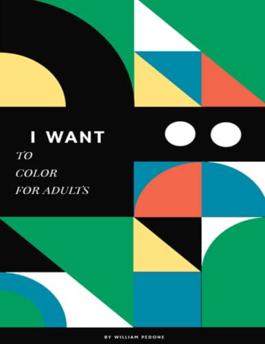 I want to Color for Adults