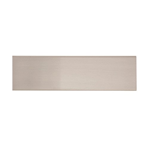 Image of Amerock | Cabinet Pull | Satin Nickel | 5-1 /16 inch (128 mm) Center to Center | Edge Pull | 1 Pack | Drawer Pull | Drawer Handle | Cabinet Hardware