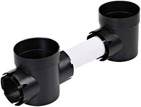 NDS 101* Round Spee-D Catch Basin Drain, 1 Outlet, Connects to 3-Inch and 4-Inch Drain Pipes, Manages Light Water Flows, 6-Inch, Plastic, Black