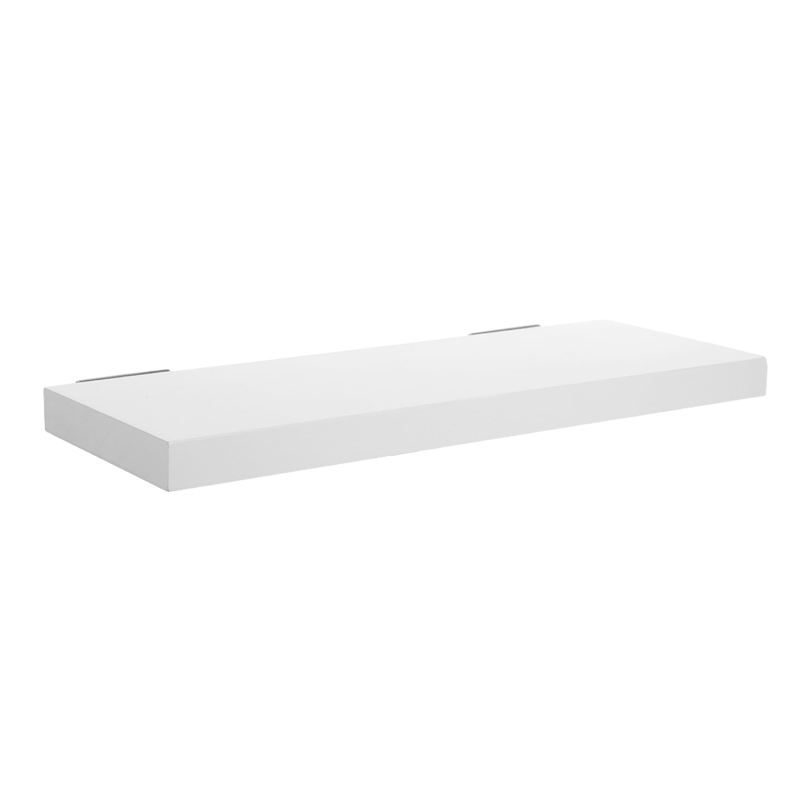 Estante flotante de pared de madera para organizar habitaciones pequeñas