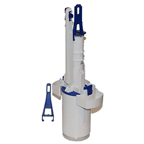 Geberit 243634001 - Válvula de descarga para cisterna AP 128 (montaje sencillo, 35,7 x 16,7 x 9,6 cm), color blanco