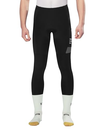 INBIKE Pantalones Culotte Largos de Ciclismo Bici Ciclista Hombres Acolchados con un Bolsillo Transpirable Altamente Elástico,L
