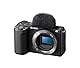 Sony Alpha ZV-E10 II Spiegellose APS-C-Videokamera (4K60p Video, 4:2:2 10-Bit Aufnahmen, 26 MP, fortschrittliche Digitale Stabilisierung, Echtzeit Autofokus)