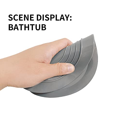Matatamax 2 Pack Tub Stopper, 6 Inches Large Silicone Bathtub Drain Plug Hair Stopper, Flat Suction Cover For Bathroom, Kitchen And Laundry #TOP2