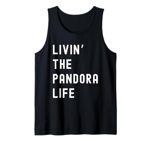 Pandora viviendo la vida de Pandora Nombre Divertido Camiseta sin Mangas
