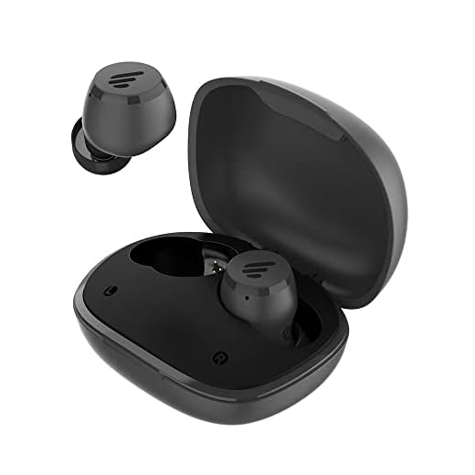 Edifier Fone TWS Bluetooth V5.1 W180T, DARK GRAY, PEQUENO, W180T_GRBK