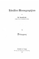 K�nstler-monographien - Vi - Velasquez 1517183448 Book Cover