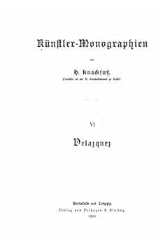 Paperback Künstler-monographien - Vi - Velasquez [German] Book