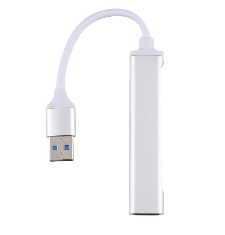 Image of 4-in-1 USB Hub Dock Multiport Adapter | 1xUSB 3.0 & 3xUSB 2.0 Ports | Up to 5Gbps High-Speed Data Transfer | Compact USB Splitter for Laptop, PC & MacBook
