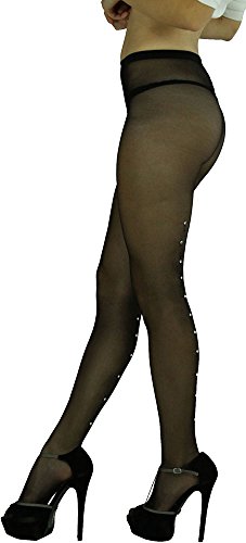 Image of ToBeInStyle Women's Nylon Solid Opaque Pantyhose Tights