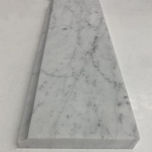 Stone Center Online Carrara White Marble Baseboard Molding #TOP12
