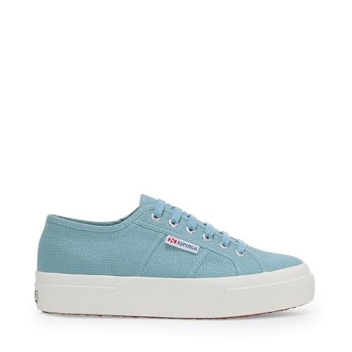 Image of Superga 2740 Platform Sneakers for Men and Women - Iconic Italian Men's and Women's Tennis Shoes with Breathable Canvas Upper, Non Slip Rubber Sole