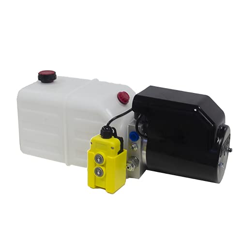 Image of Flowfit 12V 1.6 kW DC Single Acting Hydraulic Power Pack, with Detachable Two Button Pendant (7 Litre Reservoir)